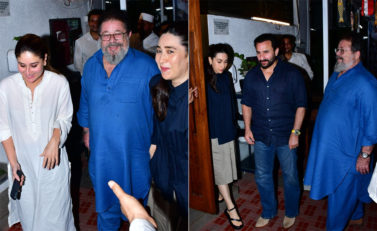 Pics: Kareena's Fam-Jam With Karisma, Kunal Kapoor And Saif Ali Khan