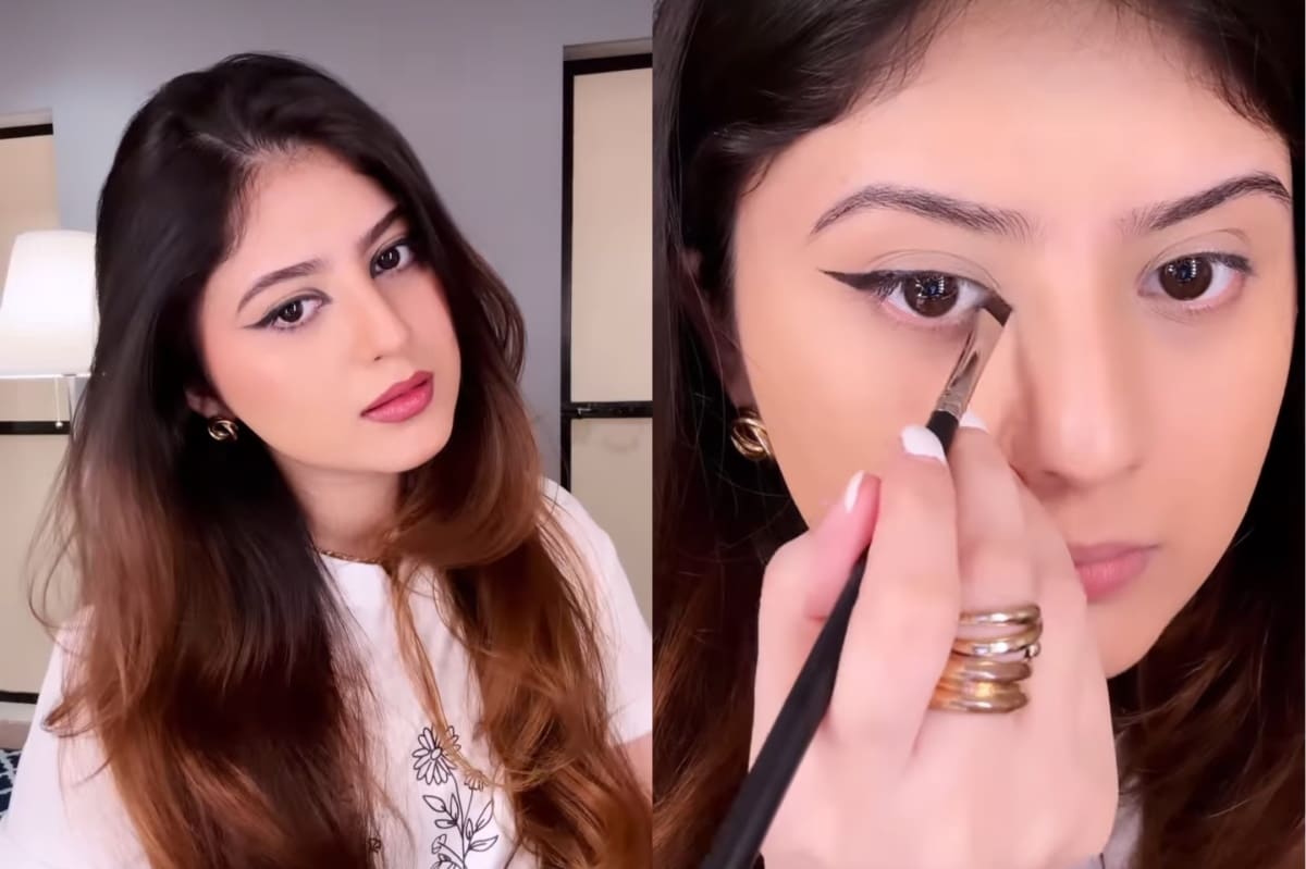 Struggling to Apply the Perfect Wing Eyeliner? Arishfa Khan is Here to Help You Struggling to Apply the Perfect Wing Eyeliner? Arishfa Khan is Here to Help You