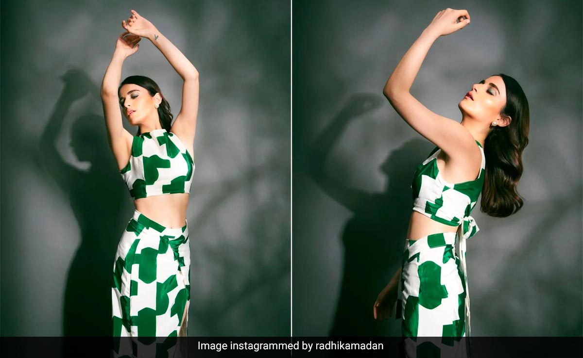 Radhika Madan's Green and White Co-ord Set Reflects The Lush Monsoon Greens