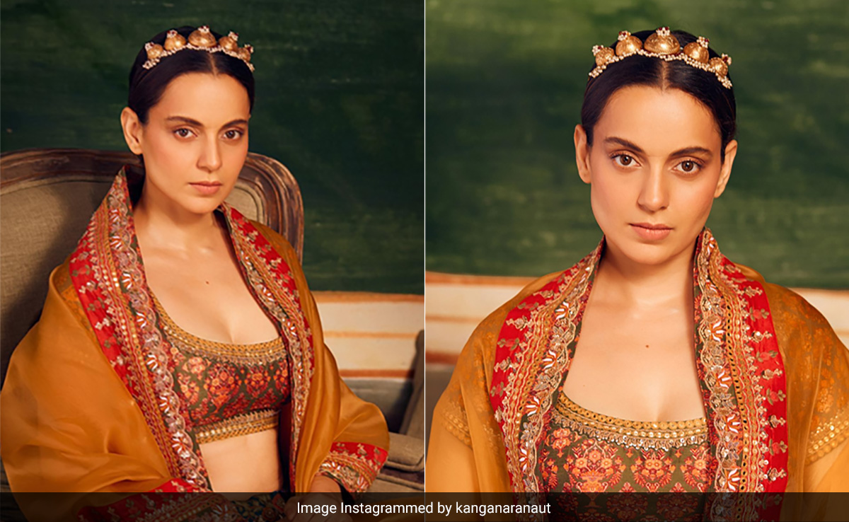 In Her Latest Ethnic Look, "It's Not A Crown" That Kangana Ranaut Is Wearing. Here's What It Is