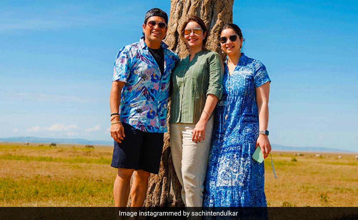 "Family Fun, Under Masai Mara Sun": Pics From Sachin Tendulkar's Vacation