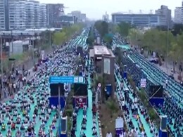 देश के विभिन्न राज्यों में उत्साहपूर्वक मनाया गया अंतरराष्ट्रीय योग दिवस देश के विभिन्न राज्यों में उत्साहपूर्वक मनाया गया अंतरराष्ट्रीय योग दिवस