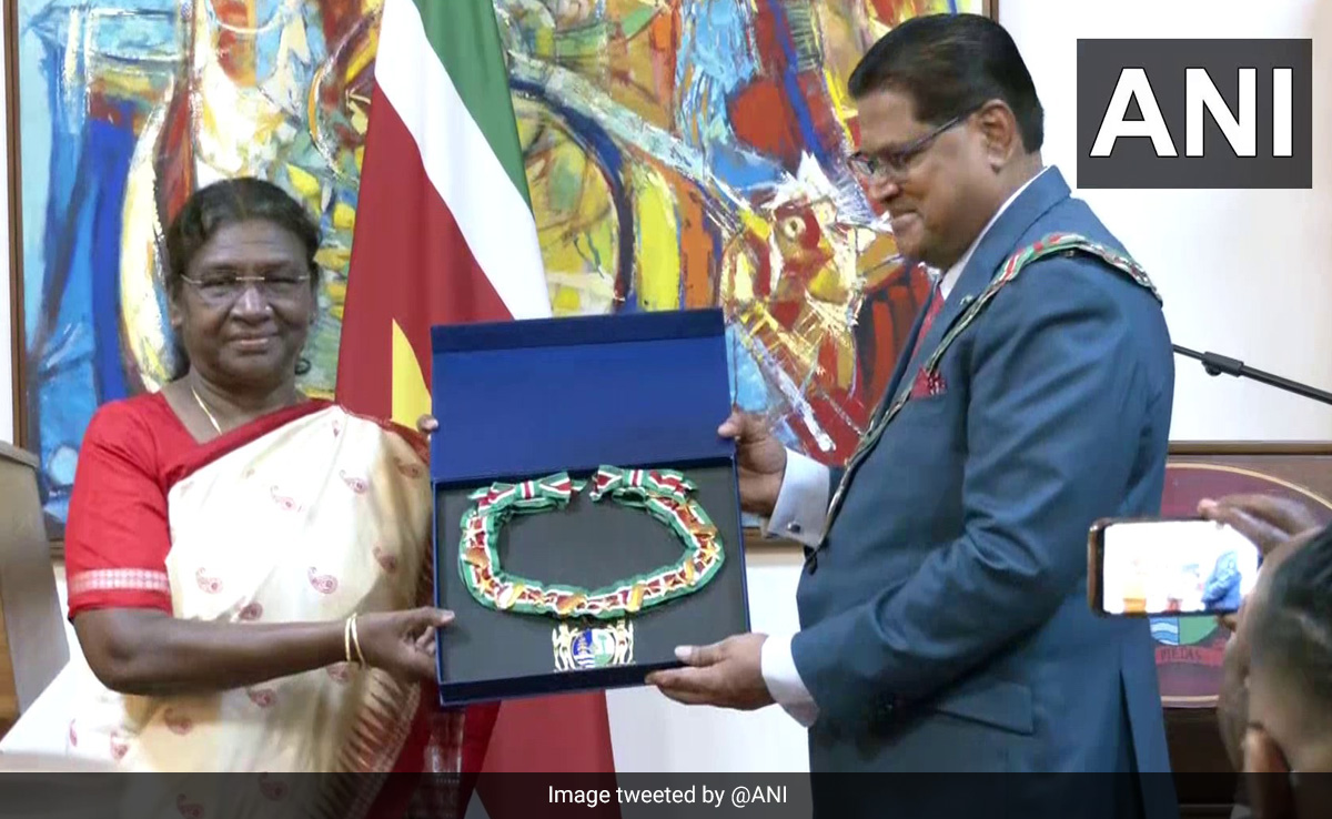 राष्ट्रपति द्रौपदी मुर्मू ने सूरीनाम के समकक्ष से मुलाकात की, द्विपक्षीय साझेदारी को गहरा बनाने पर हुई चर्चा