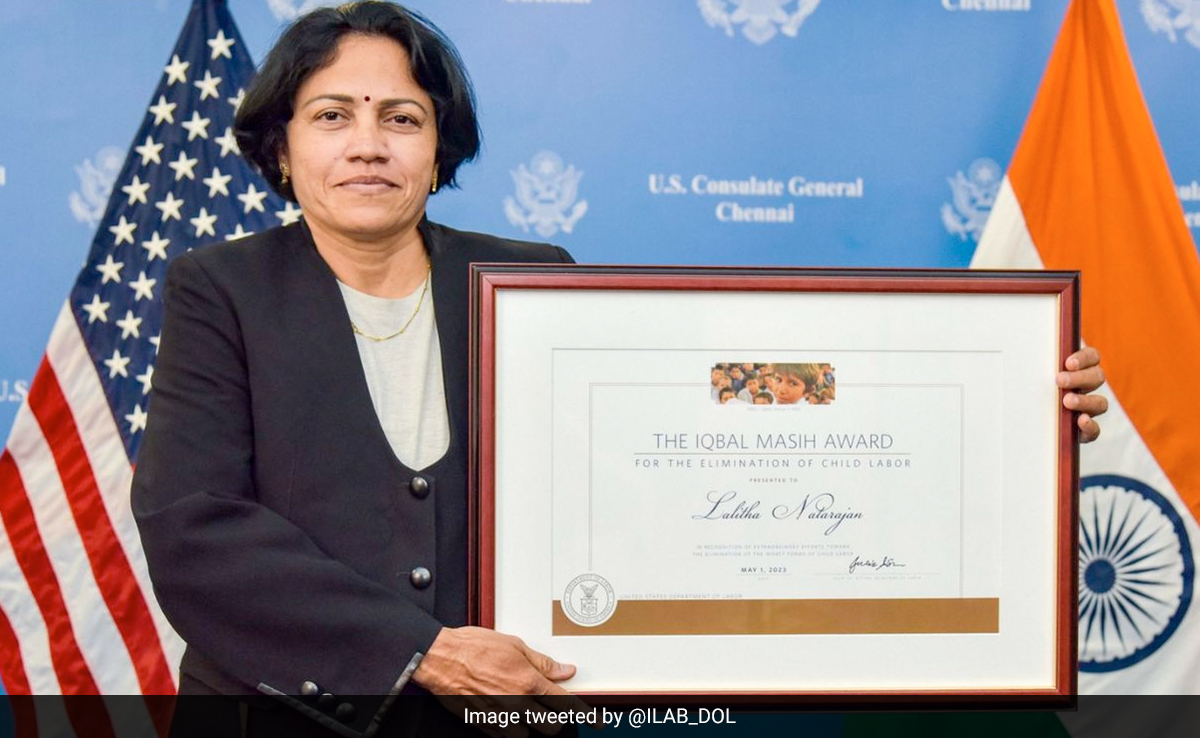 Chennai-Based Child Rights Advocate Wins US' Iqbal Masih Award