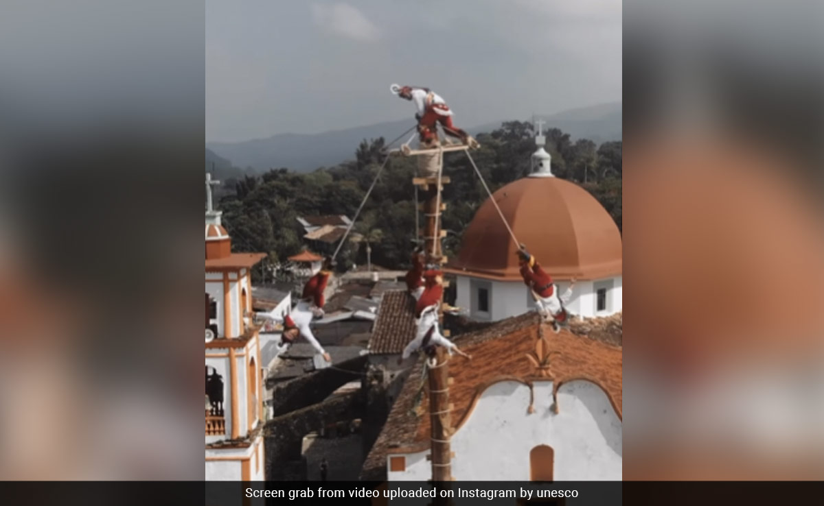 "Watch In Wonder": Mexico's 600-Year-Old Dance Of The Flying Men