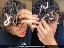 घुंघराले बालों में जा फंसा सांप, आगे जो हुआ उसे देख कांप उठेगी रूह घुंघराले बालों में जा फंसा सांप, आगे जो हुआ उसे देख कांप उठेगी रूह