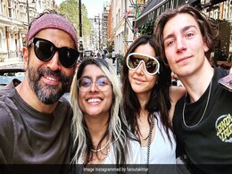 Farhan Akhtar's "Lazy Luncheon" With Wife Shibani Dandekar And Daughter Shakya Akhtar In London Is All Heart Farhan Akhtar's "Lazy Luncheon" With Wife Shibani Dandekar And Daughter Shakya Akhtar In London Is All Heart