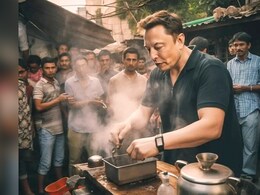 From Boardroom To <i>Chaiwala</i>: AI Artist Brings Billionaires To Tea Stall In Mumbai