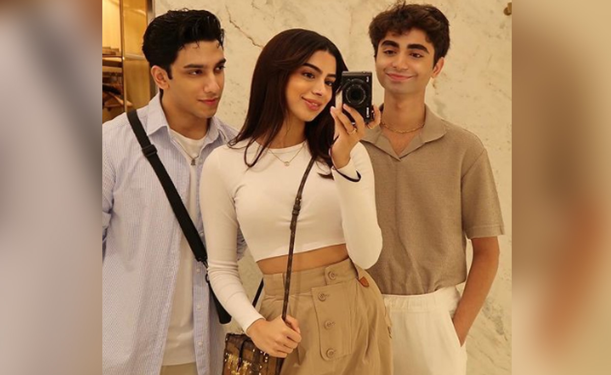 Just Khushi Kapoor Chilling With Her <i>The Archies</i> Co-Stars Vedang Raina And Yuvraj Menda In Brazil