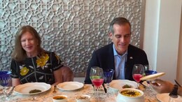 US Ambassador Tries Hyderabad's Favourite Biryani And Khubani Ka Meetha