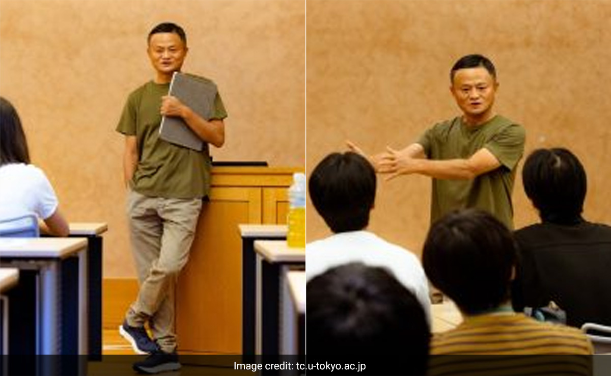 Chinese Billionaire Jack Ma Takes First Class As Visiting Professor At University Of Tokyo