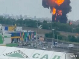 Fuel Depot In Russian City Bombed, Video Shows Military Helicopter In Area Fuel Depot In Russian City Bombed, Video Shows Military Helicopter In Area