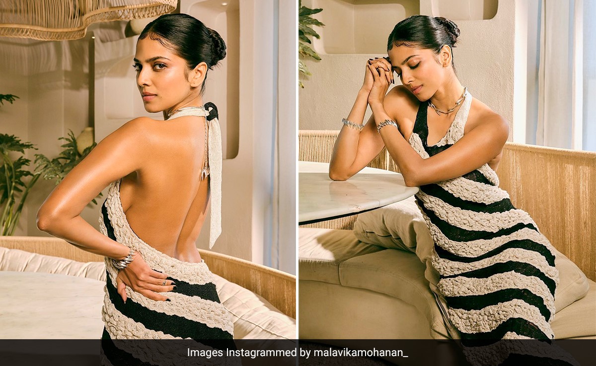 Black And White Makes Everything Right For Malavika Mohanan's Moroccan Fest