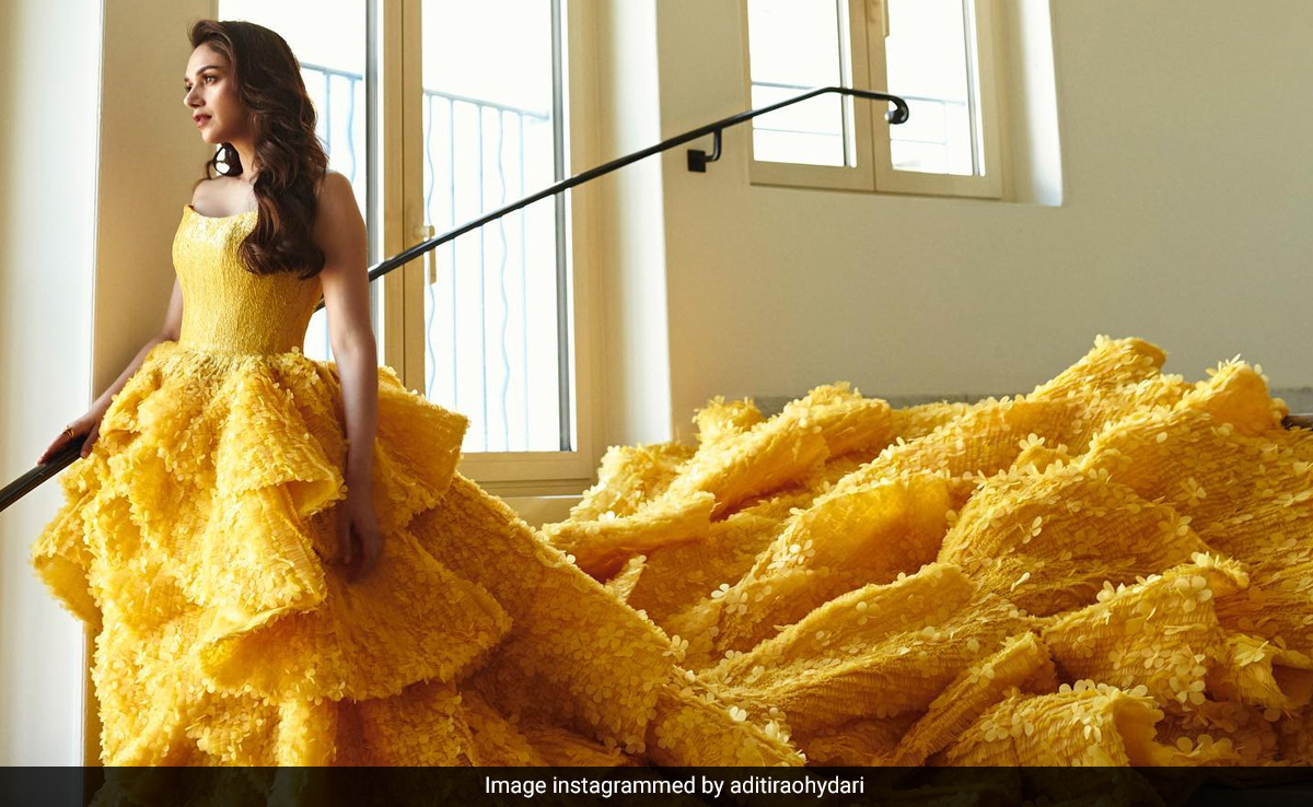 How Aditi Rao Hydari Navigated The Bathroom In A Gown "Bigger Than Most Bombay Houses"