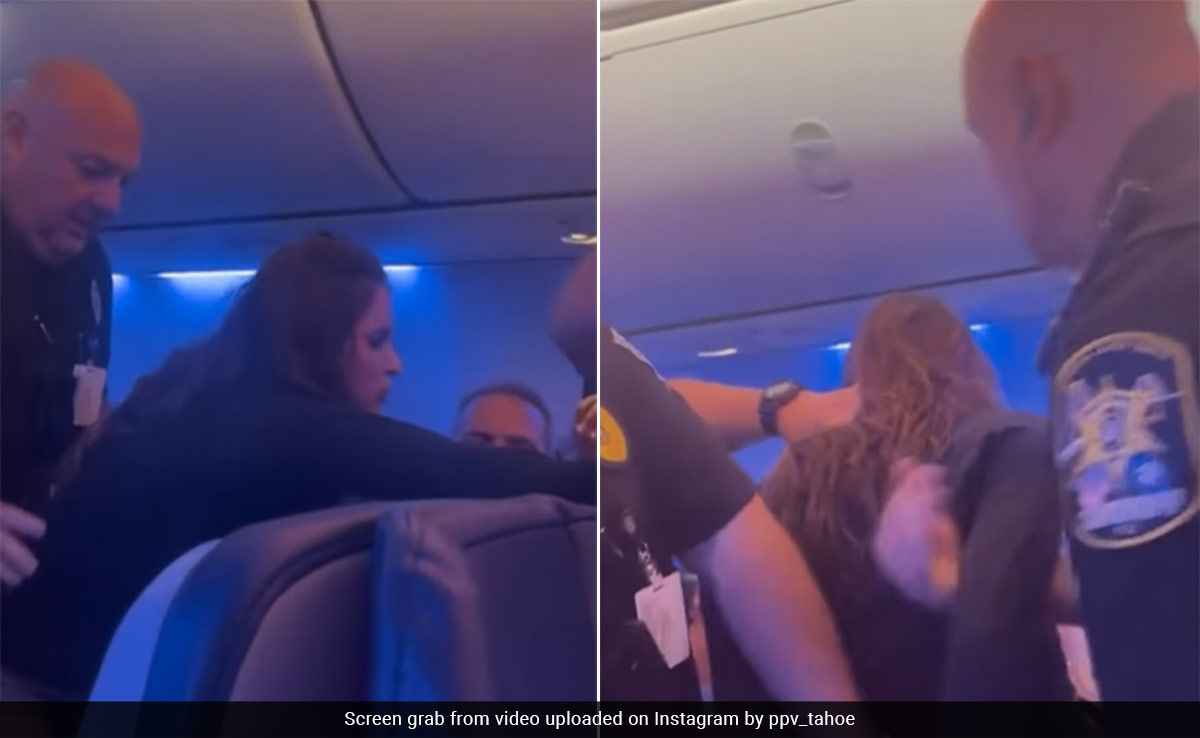 Video: Rowdy, Allegedly Drunk Passenger Handcuffed, Dragged Off US Flight