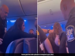 Video: Rowdy, Allegedly Drunk Passenger Handcuffed, Dragged Off US Flight Video: Rowdy, Allegedly Drunk Passenger Handcuffed, Dragged Off US Flight