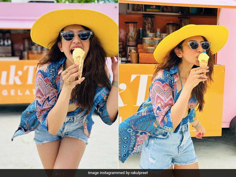 "Ice Cream You Scream", We All Scream For Rakul Preet Singh's Fantastic Printed Vacation Look