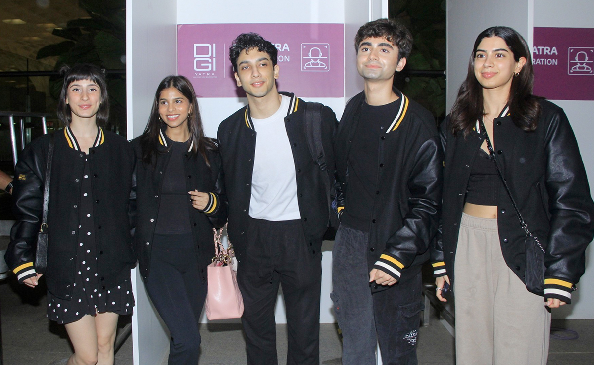 Archie And Friends Take Riverdale To Brazil: Suhana Khan, Agastya Nanda, Khushi Kapoor's Airport Pics