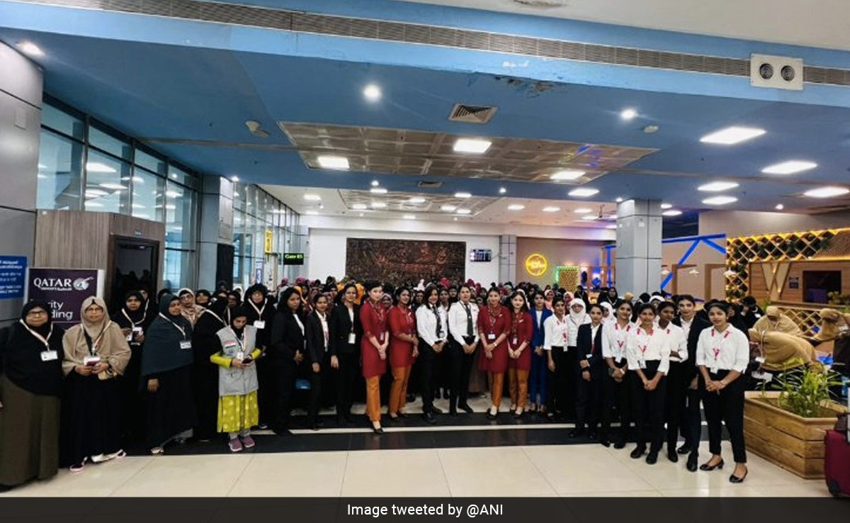 Air India Express's First All-Woman Hajj Flight Takes Off
