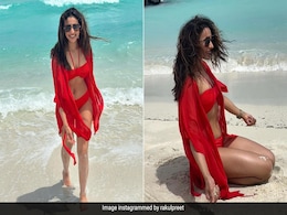 Rakul Preet Singh's Fiery Red Bikini In Maldives Is Partly Why It's Particularly Hot Today Rakul Preet Singh's Fiery Red Bikini In Maldives Is Partly Why It's Particularly Hot Today