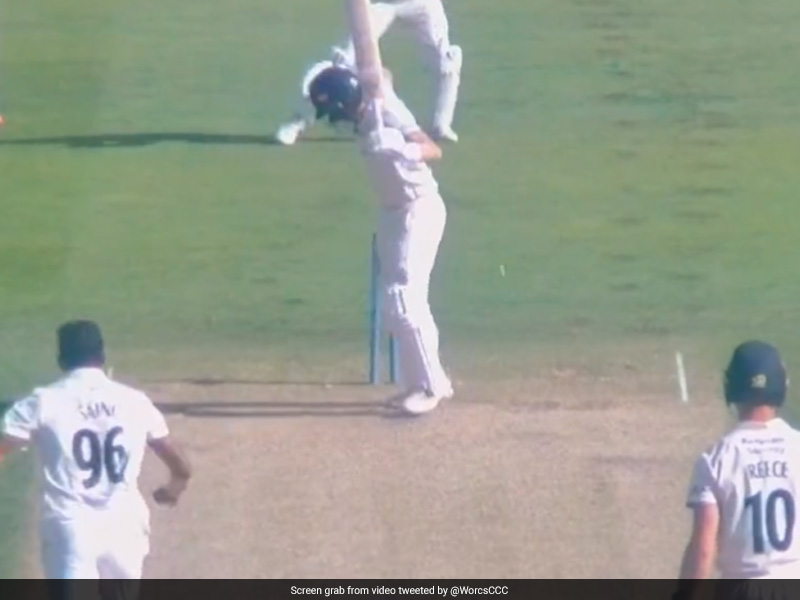 Watch: Navdeep Saini Rattles Off-Stump On His "First Ball" For Worcestershire