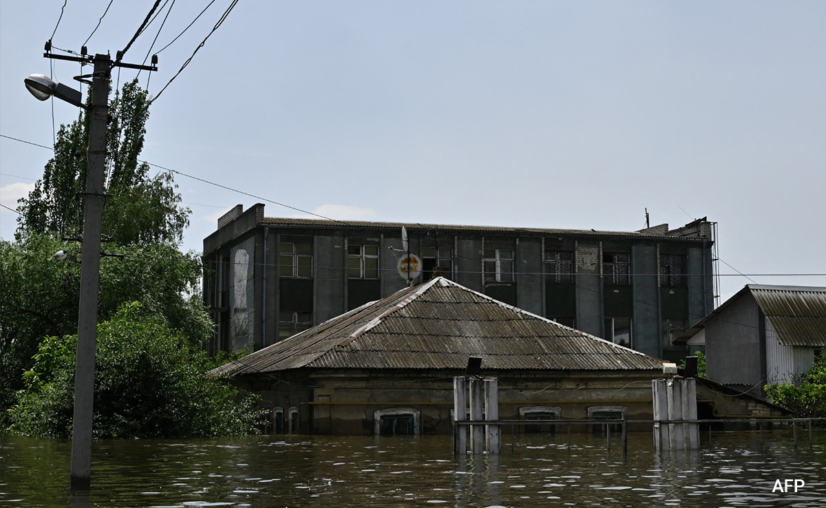 8 Dead Due To Floods Triggered After Dam Collapse In Ukraine