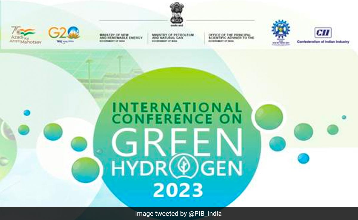 India To Organise 3-Day Global Conference On Green Hydrogen In July