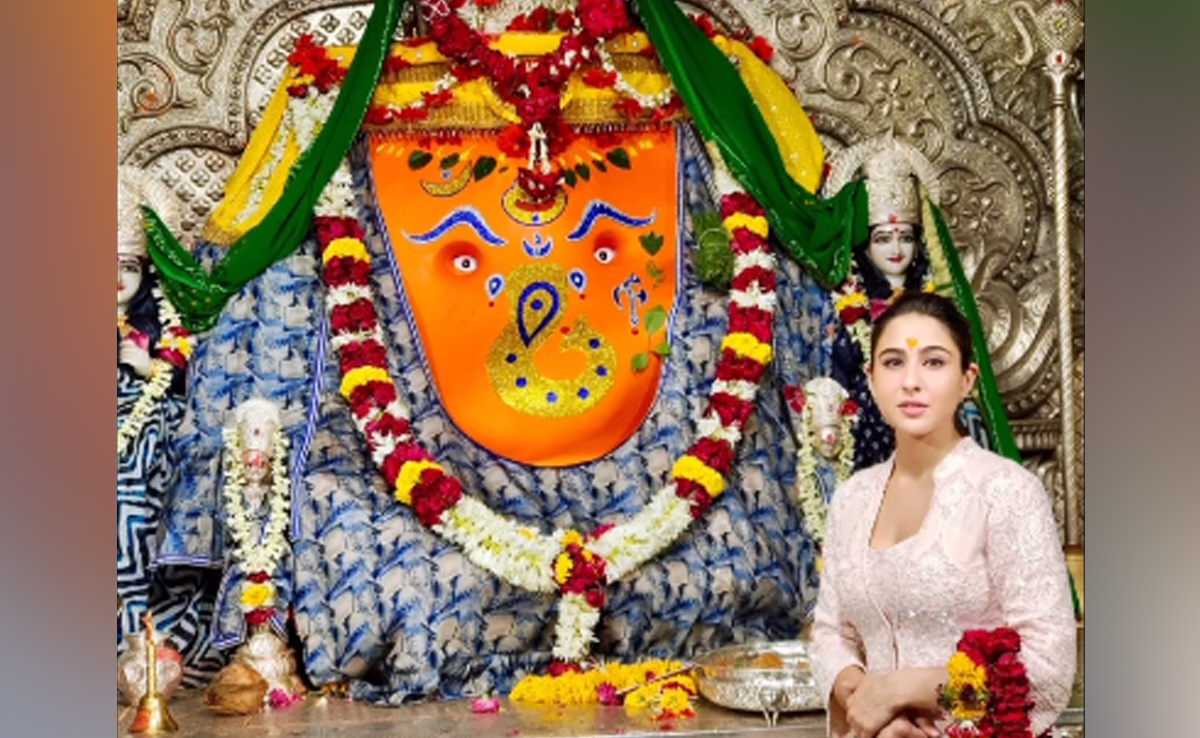 A Peek Into Sara Ali Khan's Temple Tour After <i>Zara Hatke Zara Bachke</i> Success
