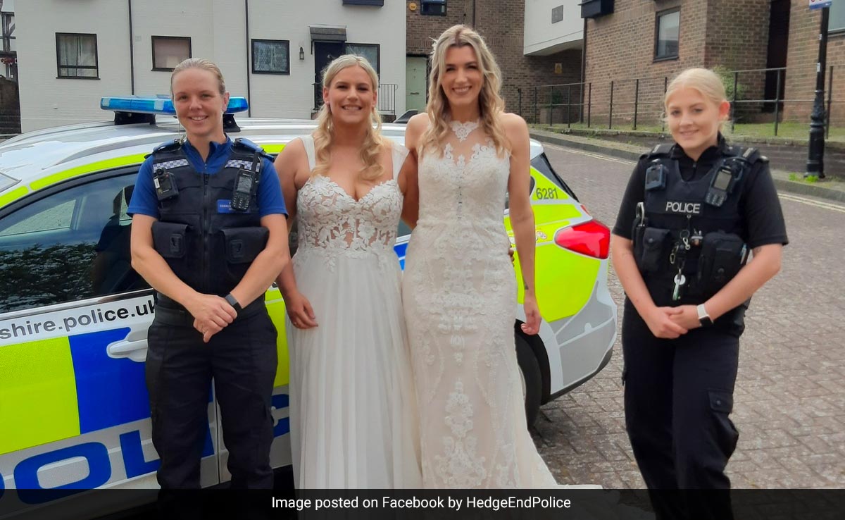UK Police Dropped Brides To Their Wedding Venue. Here's Why