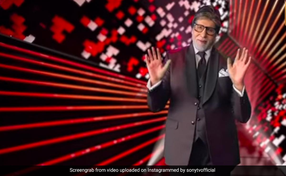 <i>Kaun Banega Crorepati 15</I>: Amitabh Bachchan, "Back On The Job," Shares Teaser