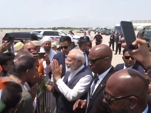 PM Modi Arrives In US For State Visit, Gets Massive Welcome