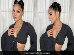 From Her Michael Kors Cutout Number To Her Layered Necklaces, Vanessa Hudgens Looks Like Pure Perfection From Her Michael Kors Cutout Number To Her Layered Necklaces, Vanessa Hudgens Looks Like Pure Perfection