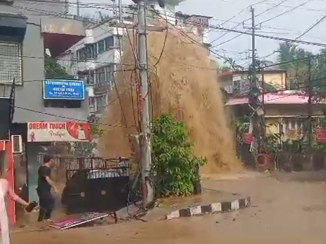 Video: Water Pipeline Bursts In Assam, Properties Worth Lakhs Damaged