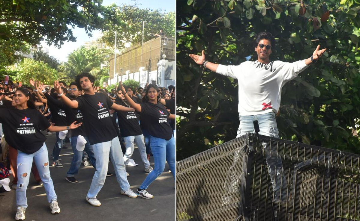 A Scene From Mannat: Shah Rukh Khan Surprises Fans Like This. See Pics