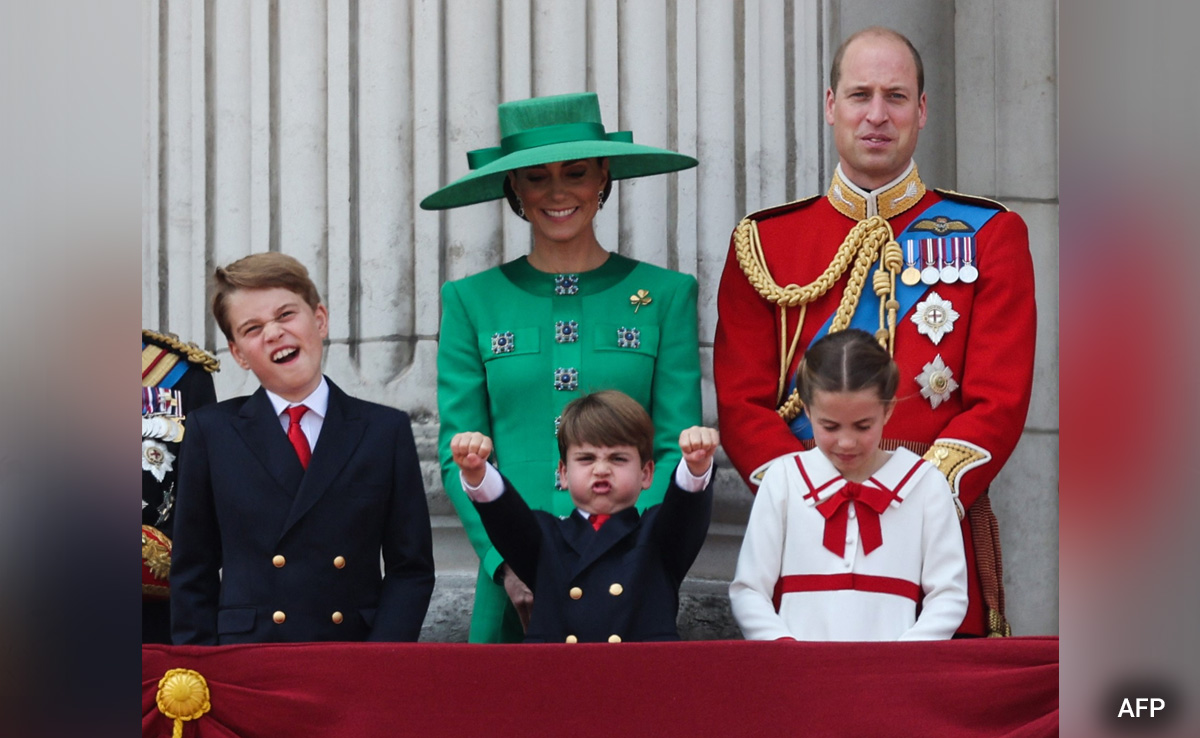 Prince Louis Steals The Show With Funny Faces At King Charles' Birthday Parade