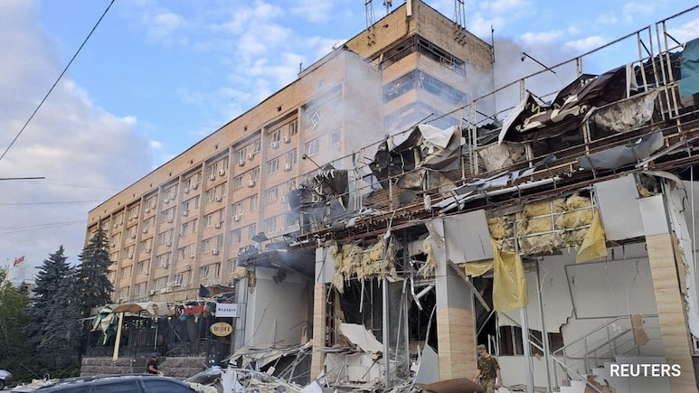 Russian Missile, Drone Strikes Kill 4 As Zelensky Pleads For Air Defence Russian Missile, Drone Strikes Kill 4 As Zelensky Pleads For Air Defence