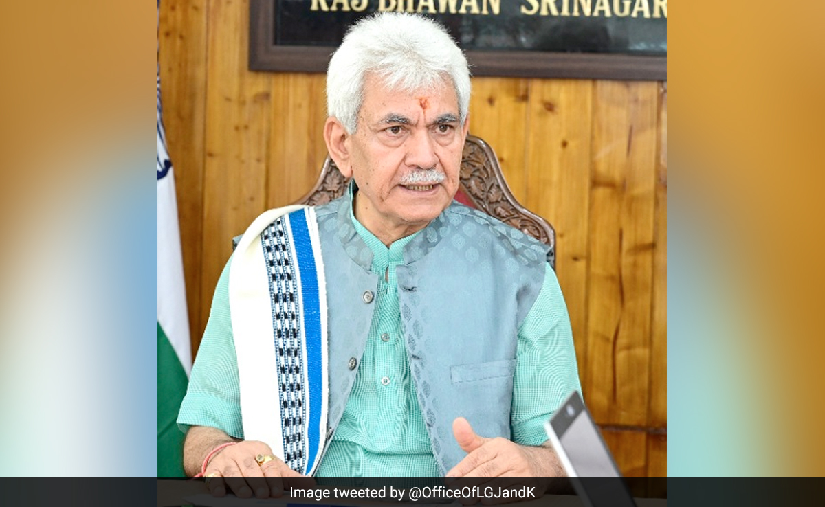 People Want Peace, Tranquility, Says Jammu And Kashmir Lt Governor