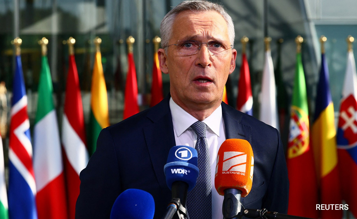 "Allies Support To Ukraine Making Difference On Battlefield": NATO Chief