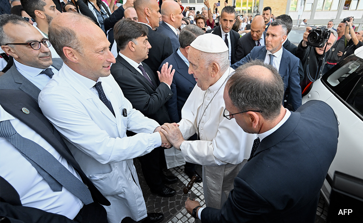 Pope Francis Leaves Hospital After Abdominal Surgery