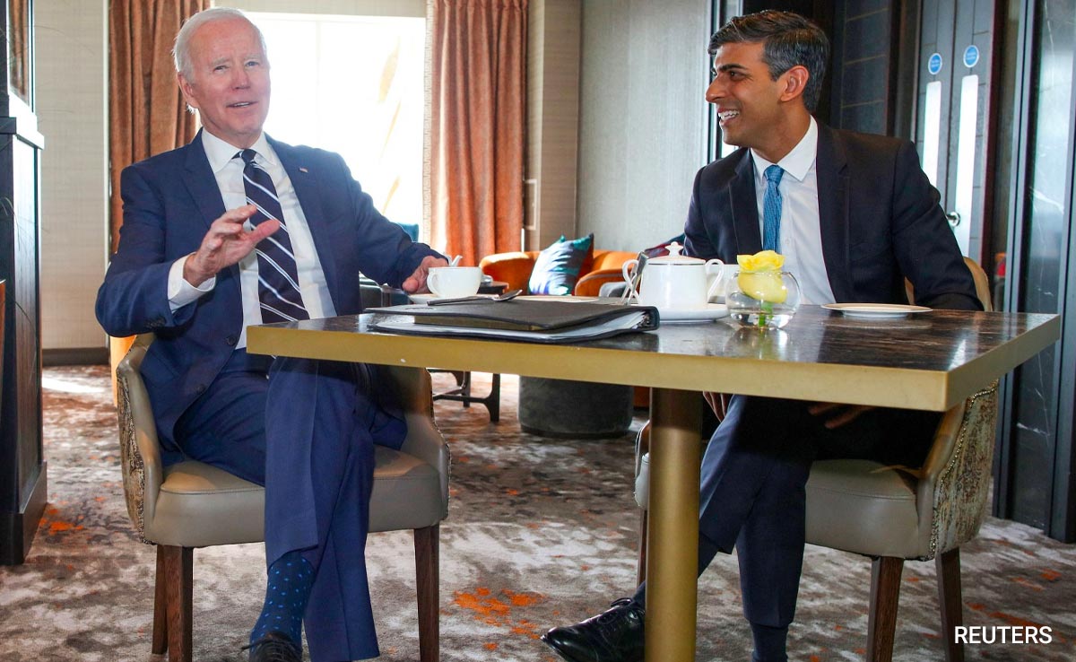 Sunak Delivers Gifts And Message Of UK-US Unity To Biden