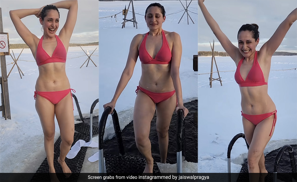 Fire Or Ice, Pragya Jaiswal In A Bright Pink Swim Set Gives Us The Best Of Both