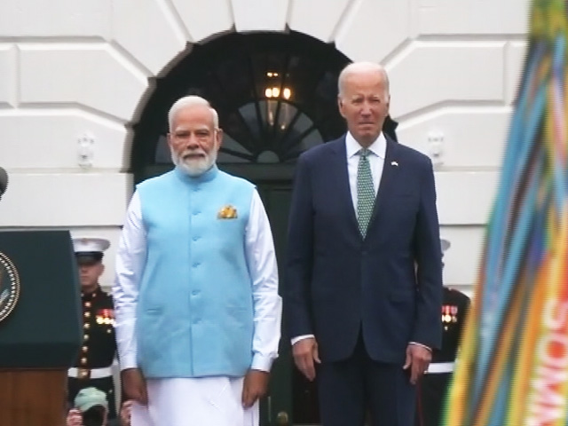 Watch: Gun Salute, Grand Reception For PM Modi At White House