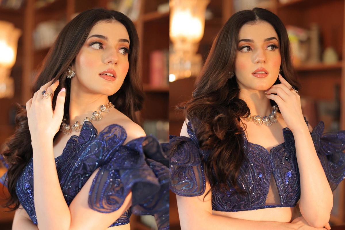 Astounding in Navy Blue: Aastha Shah Radiates as a Modern-Day Bridal Icon
