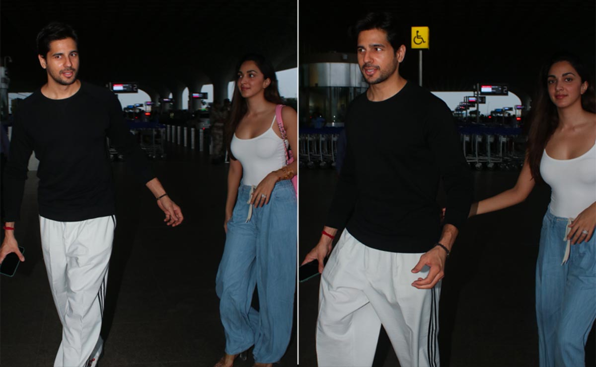 Paparazzi Tell Sidharth Malhotra-Kiara Advani To Walk "<i>Saath Mein</i>" At Airport. See His Reaction