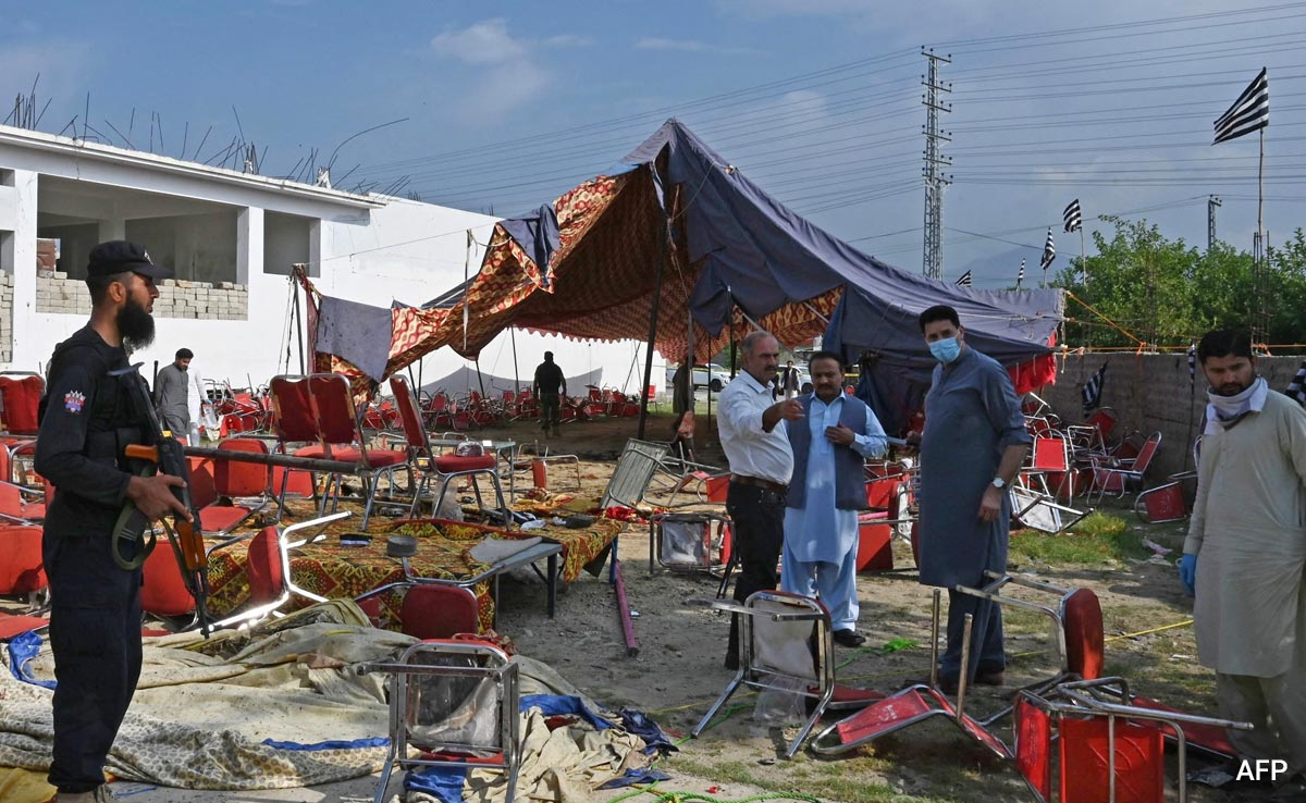 Pics: Empty Seats, Discarded Shoes Remain After Pakistan Suicide Bombing