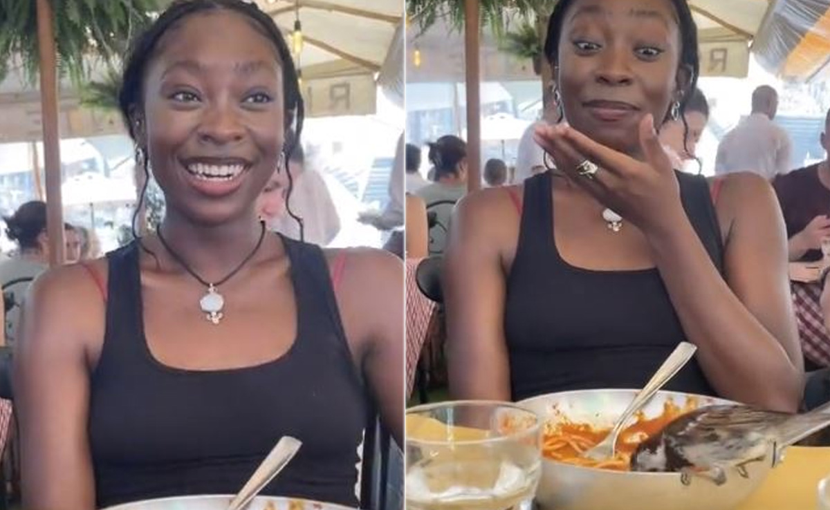 Wait, What? Bird Stealing Pasta From Woman's Plate Rakes In 41 Million Views