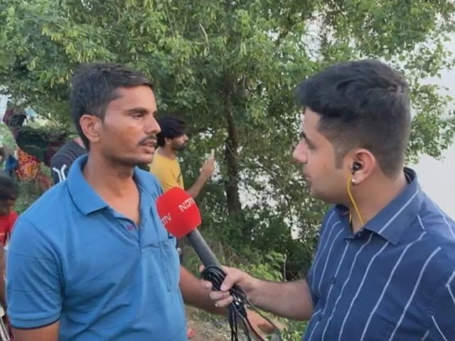 "Help Me Get My Bike": Farmer In Delhi's Flooded Area