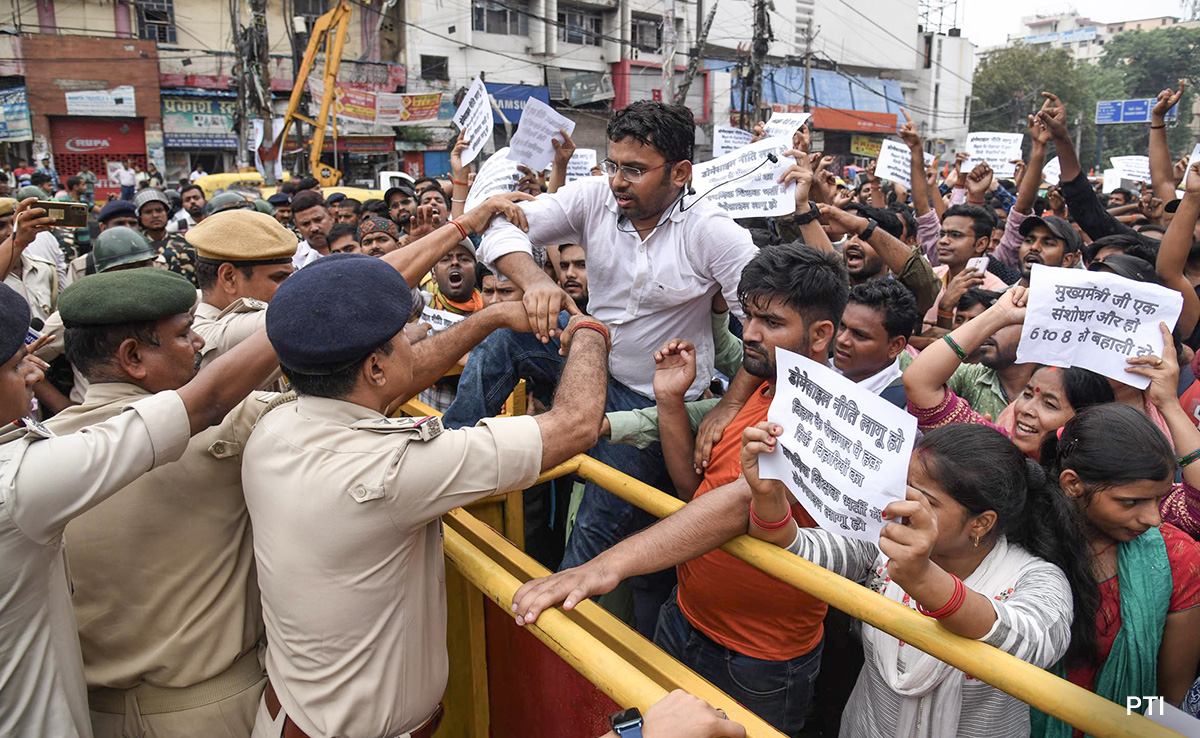 Protests In Patna Against Opening Teachers' Jobs For Those Not From Bihar