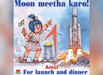 Proud Moment For Indians - How Amul Celebrated Chandrayaan-3's Successful Launch Proud Moment For Indians - How Amul Celebrated Chandrayaan-3's Successful Launch