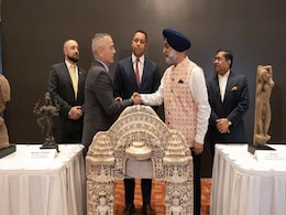 US Returns 105 Valuable Antiquities To India After PM Modi's State Visit US Returns 105 Valuable Antiquities To India After PM Modi's State Visit